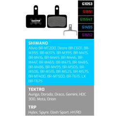 Brzdové destičky Galfer FD293 - Shimano, Tektro, TRP