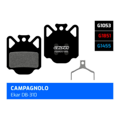 Brzdové destičky Galfer FD582 - Campagnolo