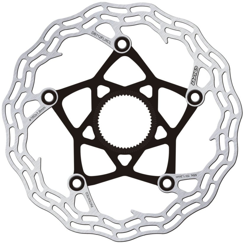 Brzdový kotouč Galfer Shark Floating Disc Wave - Průměr: 160 mm Brzdový kotouč Galfer Shark Floating Disc Wave - Průměr: 160 mm