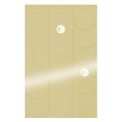 Ochranné fólie na lesklý rám Mucky nutz Skinz Clear Frame Gloss bílá