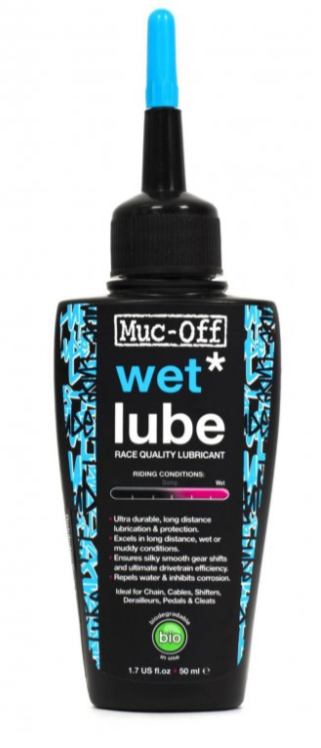 Olej na řetěz Muc-off Wet Lube - Množství: 120ml