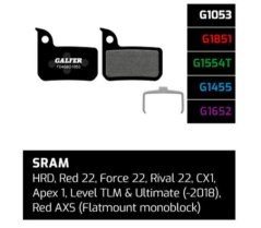 Brzdové destičky Galfer FD469 - Sram