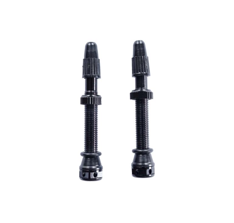 Bezdušový ventilek s plastovou čepičkou 44mm - Barva: Červená