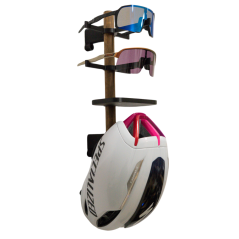 Držák na helmu a brýle s poličkou Hooksy