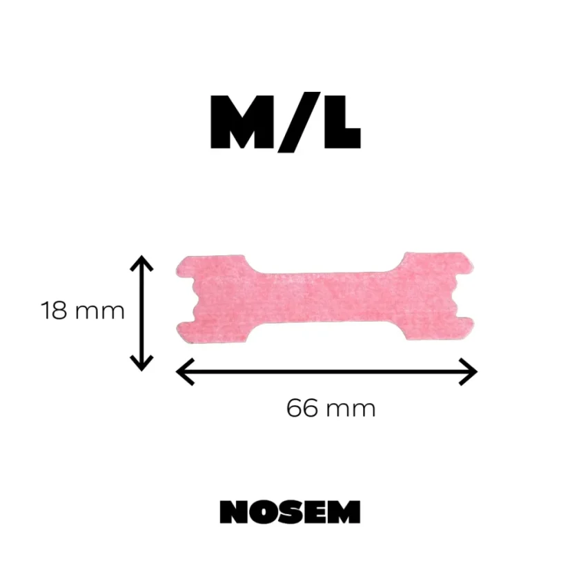 Pásky na nos Nosem 30ks - Barva: Tělové, Velikost: S/M