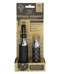 Sada 2 bombiček 25g a hlavice Peaty's tyre inflator MTB