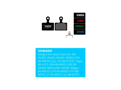 Brzdové destičky Galfer FD496 - Shimano