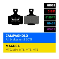 Brzdové destičky Galfer FD436 - Magura, Campagnolo