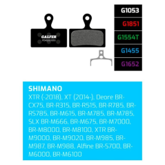 Brzdové destičky Galfer FD452 - Shimano