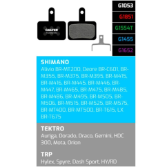 Brzdové destičky Galfer FD293 - Shimano, Tektro, TRP