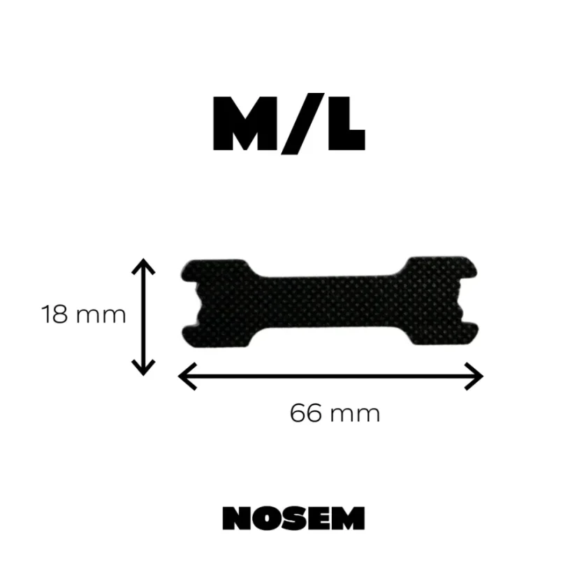 Pásky na nos Nosem 30ks - Barva: Tělové, Velikost: S/M