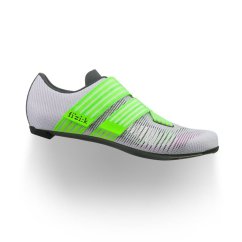 Silniční tretry Fizik Vento Powerstrap Aeroweave Light Violet/Neon Green