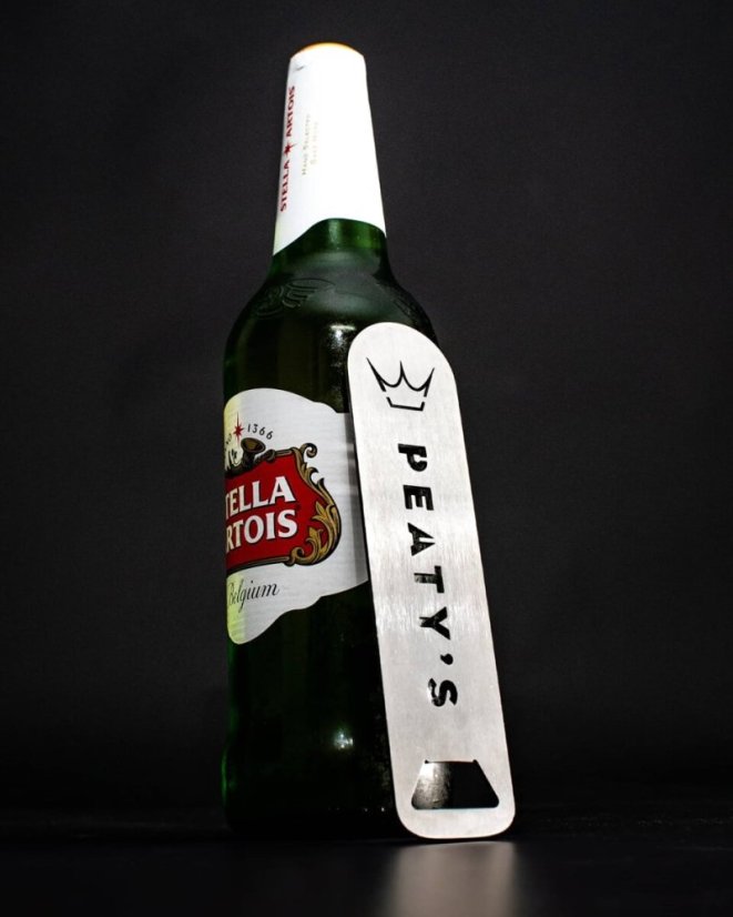 Otvírák PEATY'S stainless steel bottle opener